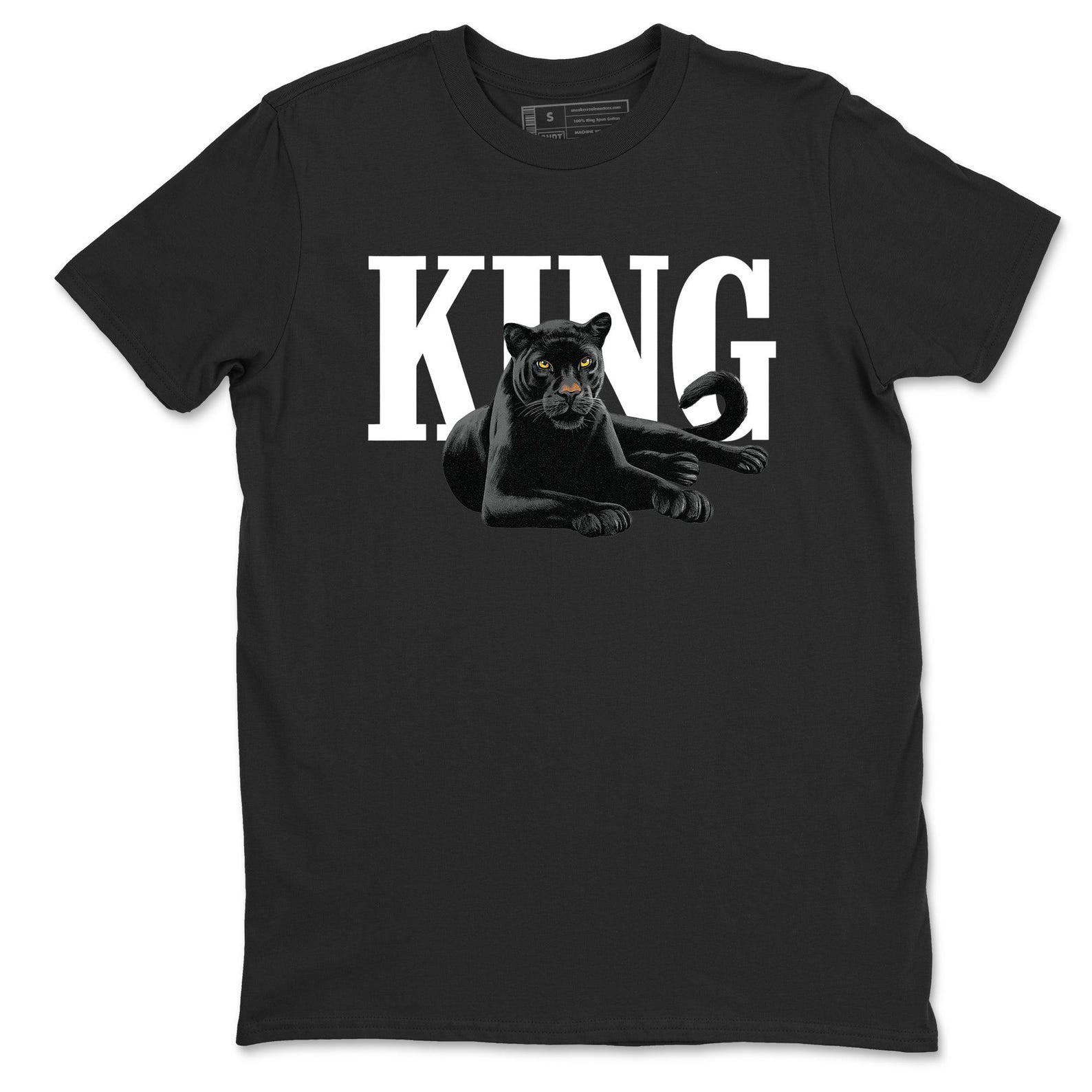 King Black Cat Graphic T-Shirt - Streetwear Tee 4XL