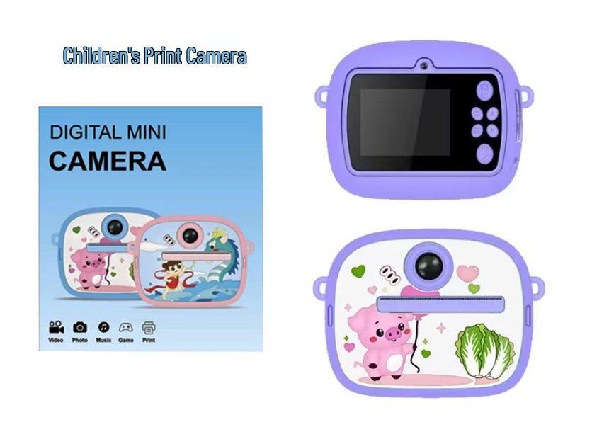 Instant Print Digital Camera for Kids - Photography and Learning Toy for Birthdays