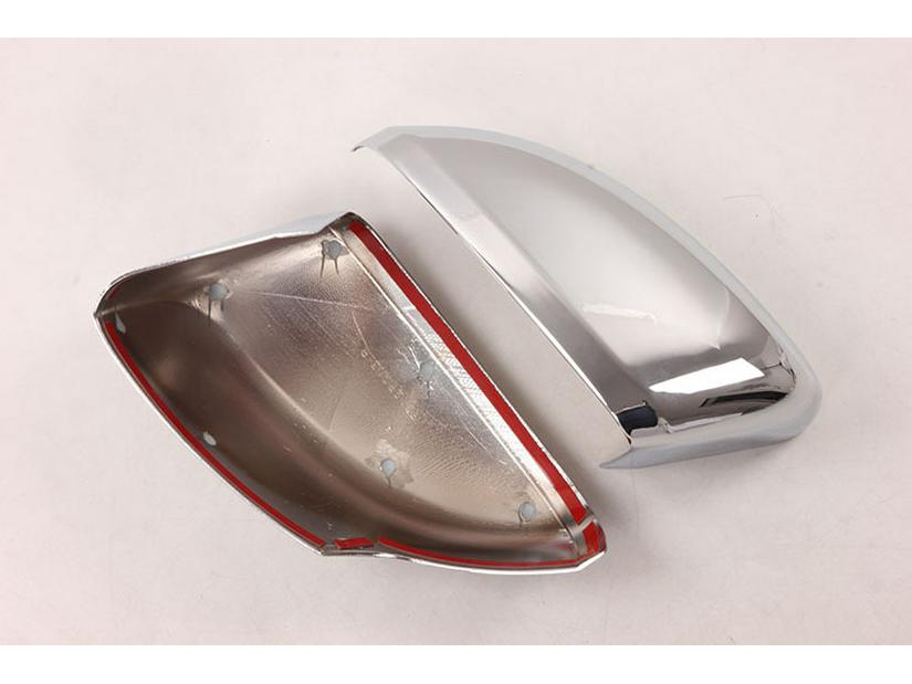 Fits 2012-2016 RANGER-ABS Electroplated Rearview Mirror Cover With Hole - Decorative Part