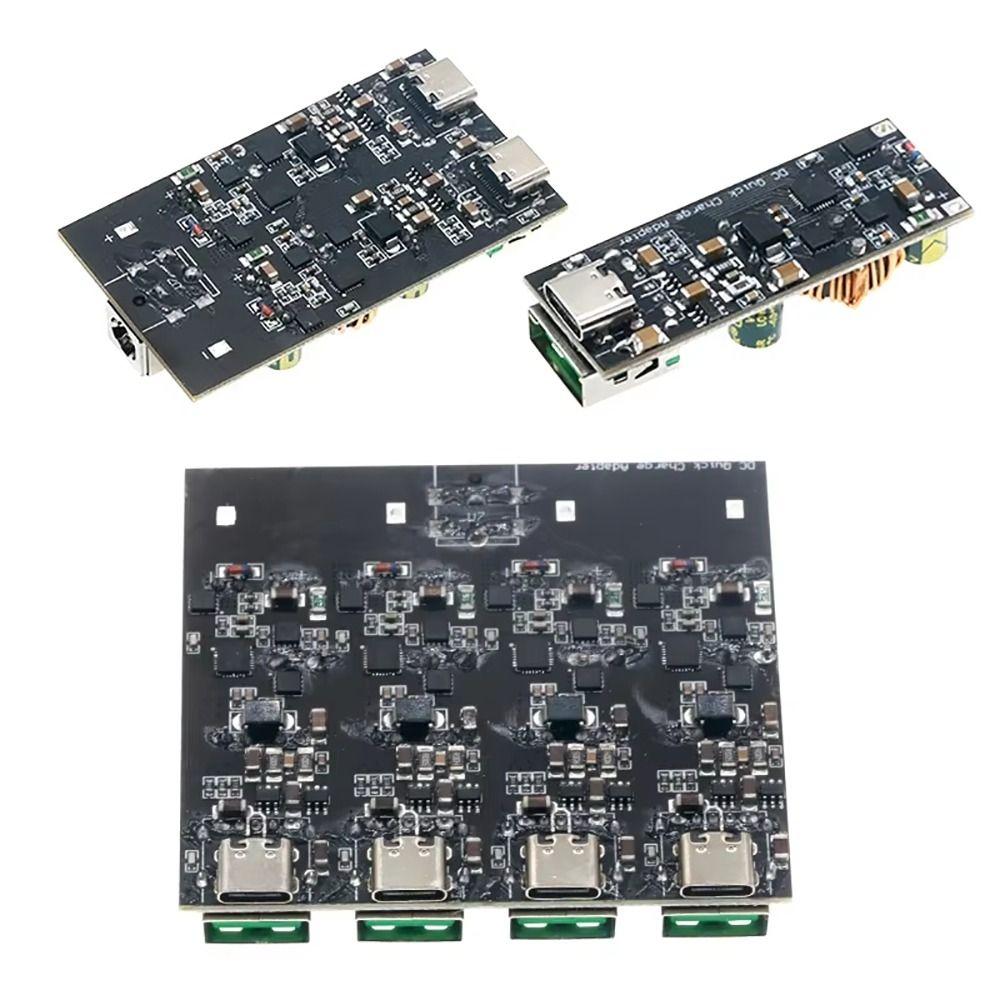 1 2 4 Way USB Type-C Quick Charge Adapter Step Down Buck Boost Module Mobile Phone Charging