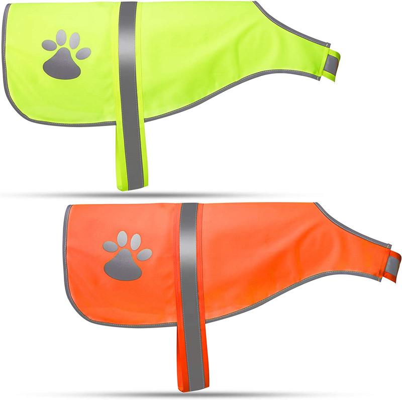 Adjustable Dog Safety Vest Pet Dog High Visibility Apparel High Visibility Dog Reflective Vest for Outdoor Activities (Blue,M) синий