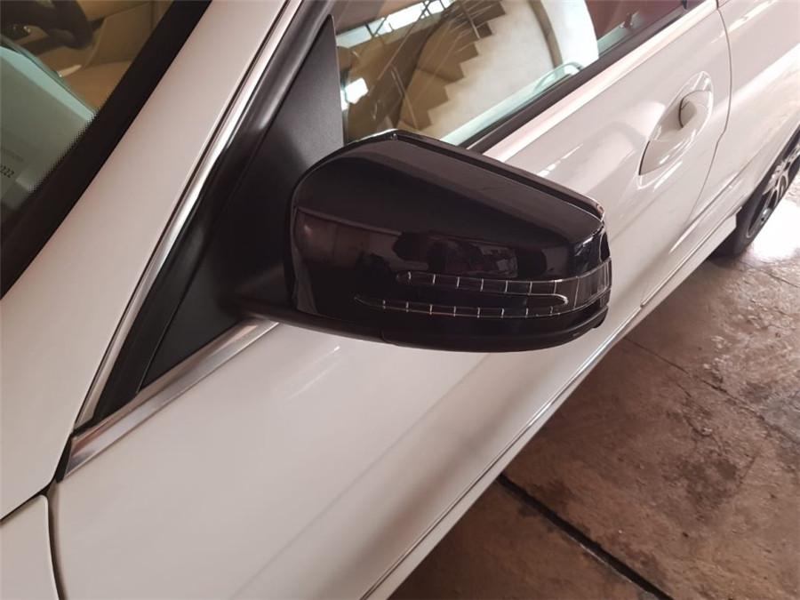 Left +Right Black Door Mirror Cover Cap Housing Wing Rear View Mirror Trim Casing For BENZ A B C E S Class W176 W246 W204 W212 W221 CLA C117