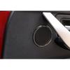 13-19 Speaker Ring Horn Cover 4* Inner Door Real Carbon Fiber For BMW 3-4 Series