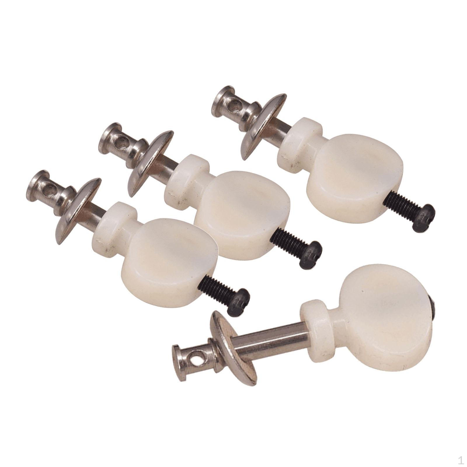 4 Pieces Ukulele Tuning Pegs Pin Machines Musical Instrument Parts