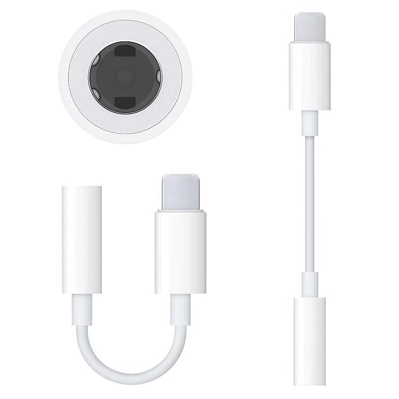 Compatible with Apple Devices and Lightning Headphone Adapters for Calls and Music Playback