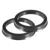 X Autohaux 4pcs Plastic Car Wheel Hub Centric Rings Wheel Bore Center 70.1-54.1 70.1-56.1 70.1-56.6 70.1-66.1 70.1-66.6 Valve Stems 1