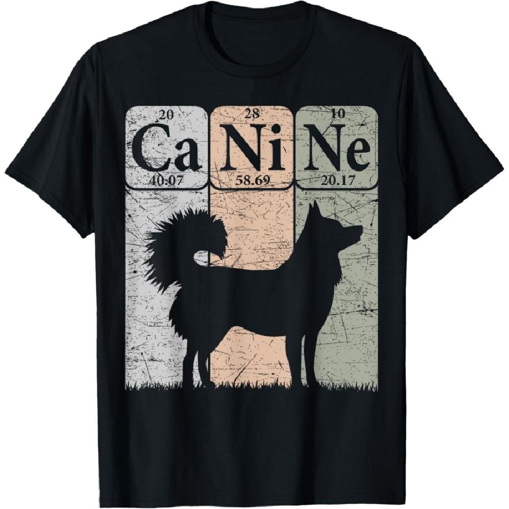 

Alaskan Klee Kai Periodic Table Elements Dog Lover T-Shirt XXXXXL чёрный