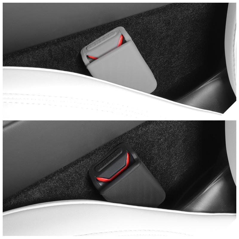 for Tesla Model Y Model 3 -2026 Car Seat Belt Buckle Protective Cover Seat Belt Decorative Cover Accessories