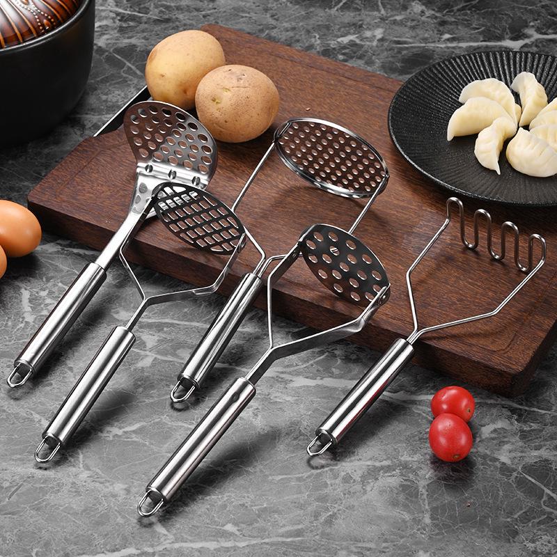 Stainless Steel Potato & Garlic Masher for Baby Food