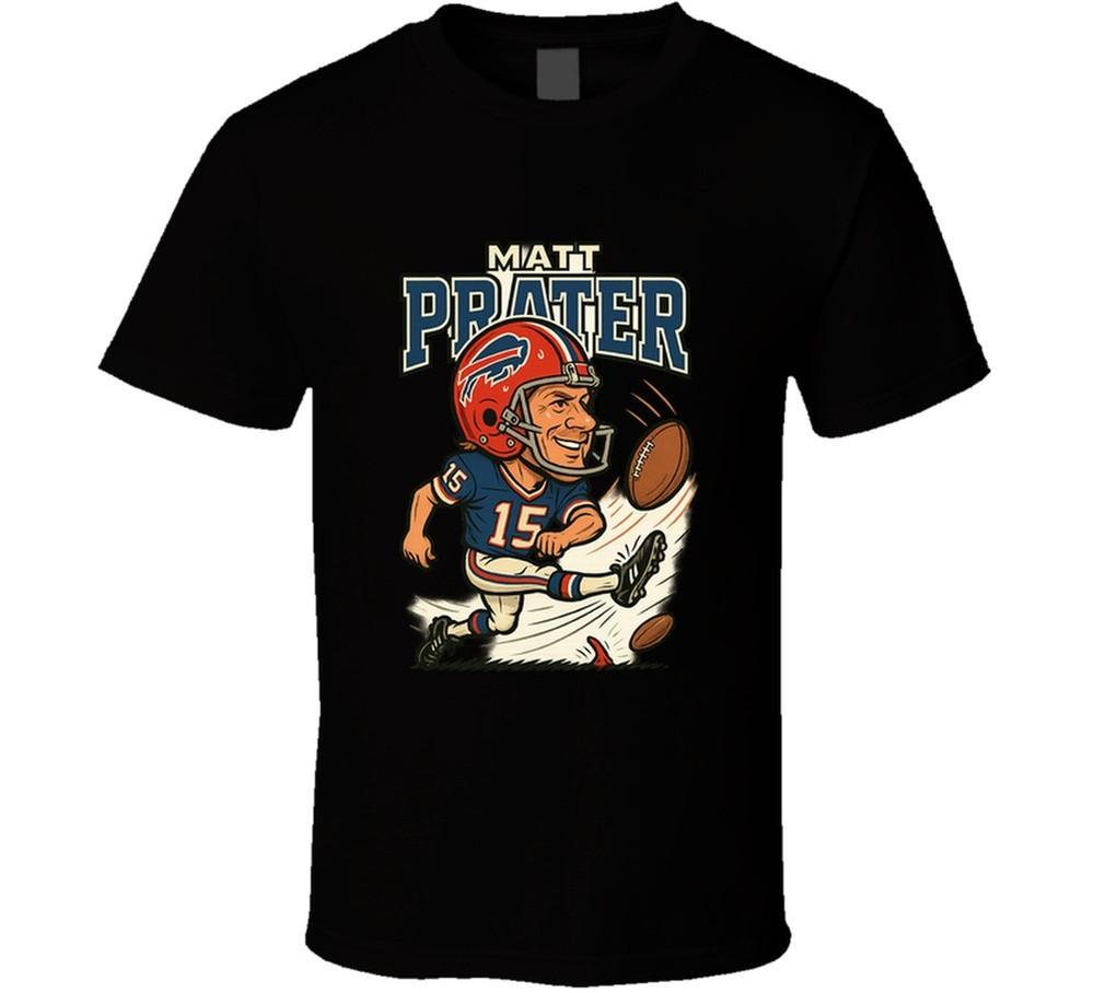

Matt Prater Bills Vintage Retro Caricature Tee T Shirt 4XL