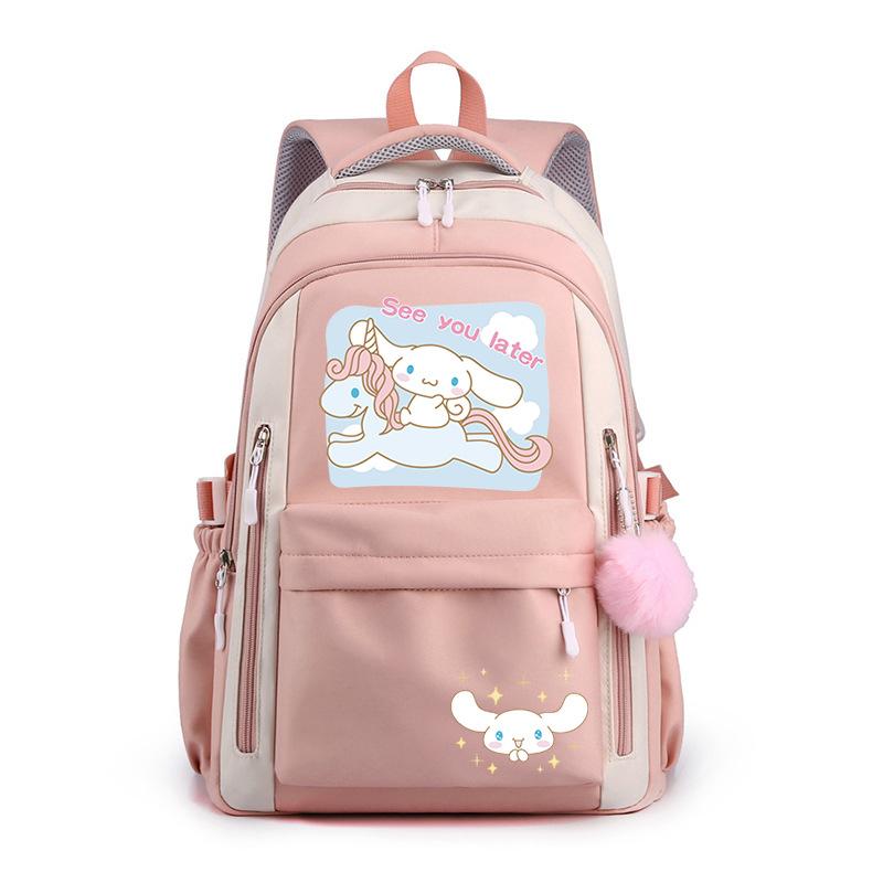 Mignon Xiaoqing Dessin Animé Chiot Périphérique Impression Sac d'École pour Enfants, Sac à Dos de Loisirs pour Élèves du Primaire et du Secondaire