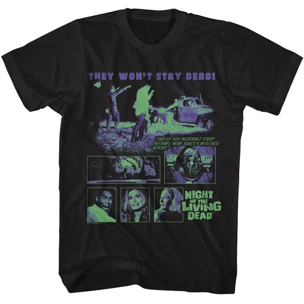 Night Of The Living Dead Incredible Story They Won t Stay Dead Men s T shirt 2XL