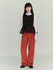 GANISONG Classic Corduroy Pants_Cherry Red