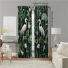 2 szt.   wszechstronne przezroczyste zasłony poliestrowe do dekoracji domu Naturalne Wzory Zwierzęce do użytku w sypialniach i salonach