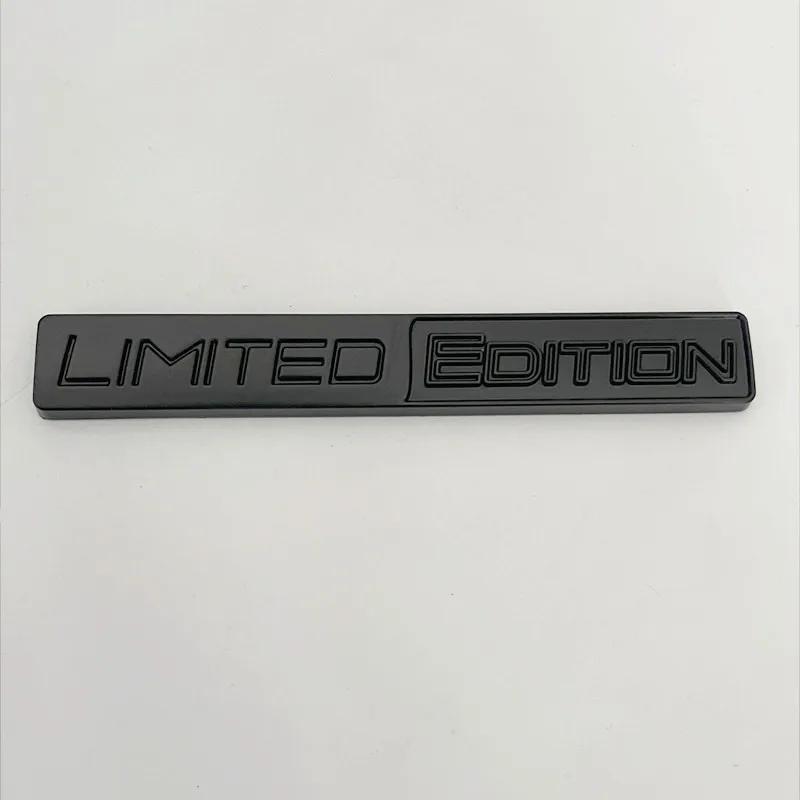

New 3D Metal Limited Edition Decorative Front Grille Emblem Car Rear Trunk Badge Side Fender Sticker Body Styling Accessories чорний