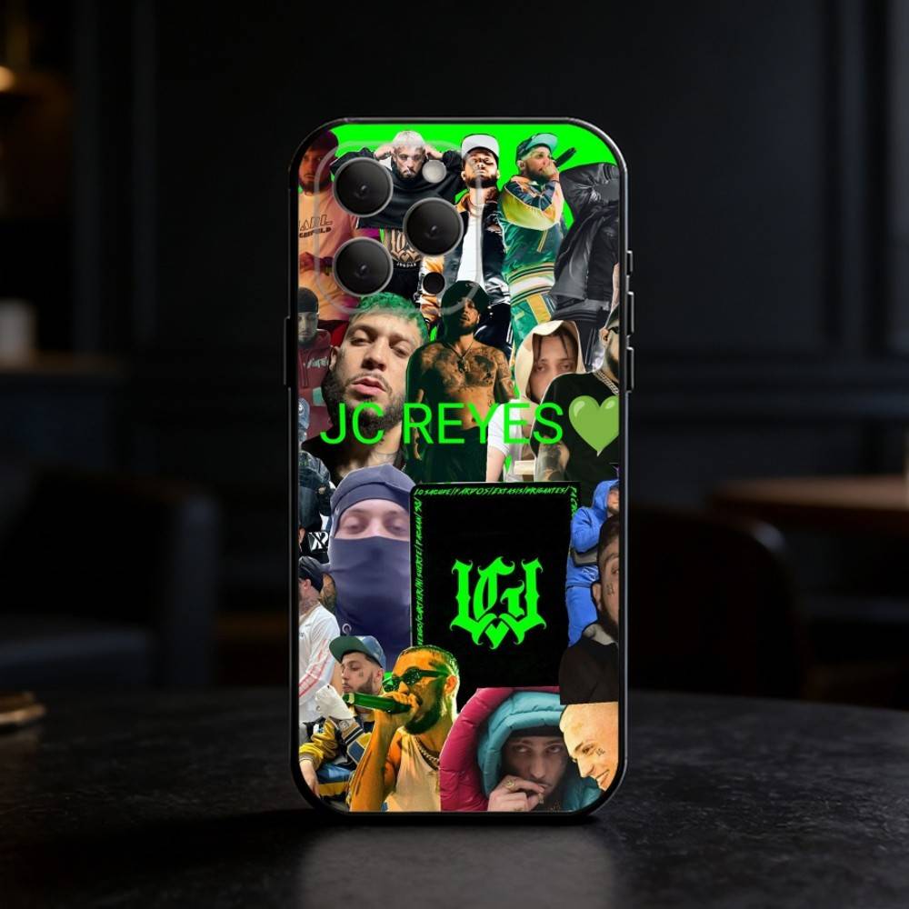 CALIENTE 2025 Jc Reyes JC REYES Tour Funda de Teléfono Para iPhone 17,16,15,14,13,12,11 Plus,Pro,Max,Mini Silicona negra Cubierta Blanda