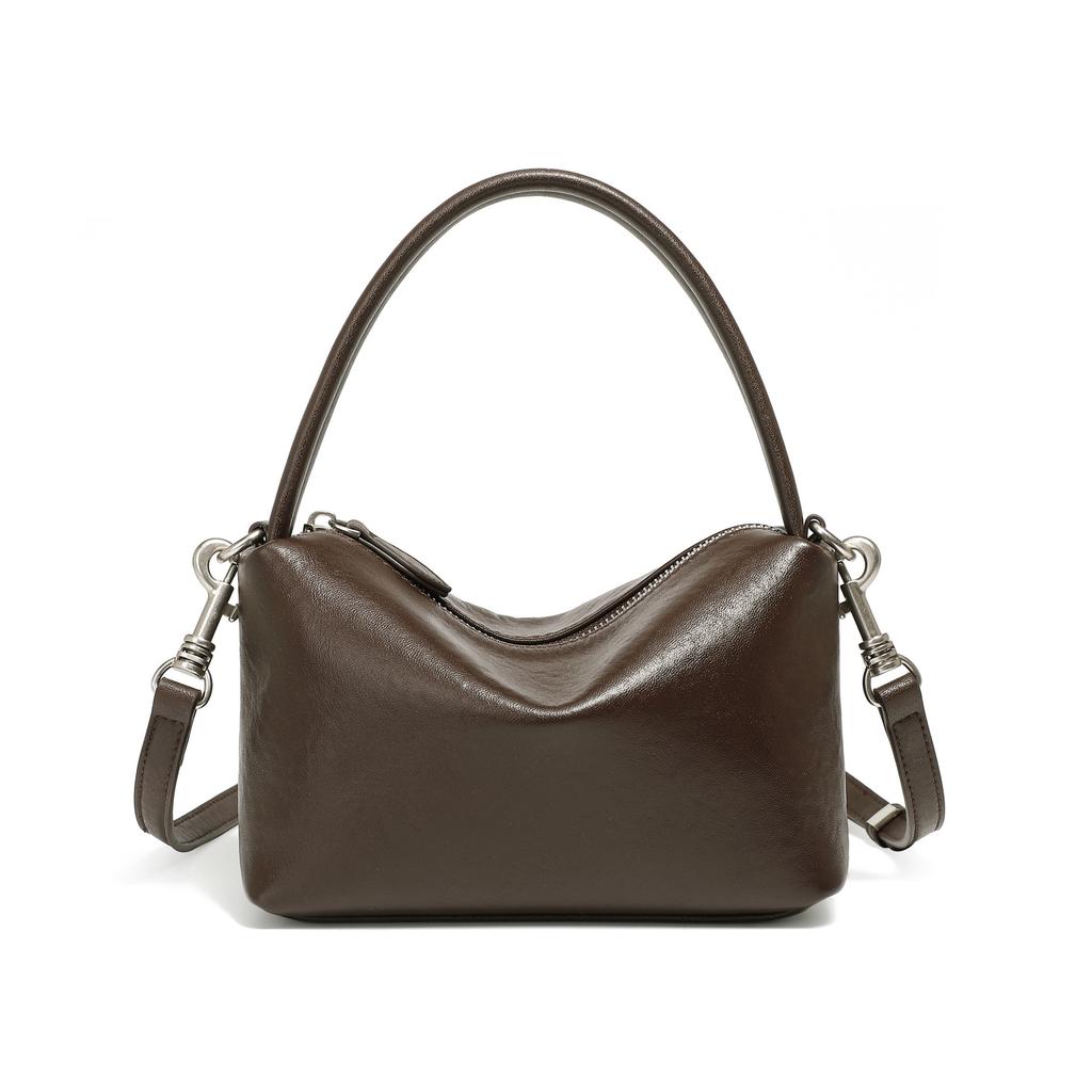 Light Luxury Temperament High End Casual and Versatile Small Pillow Bag Retro Commuting Simple Hand Held Crossbody Chain Bag for Women