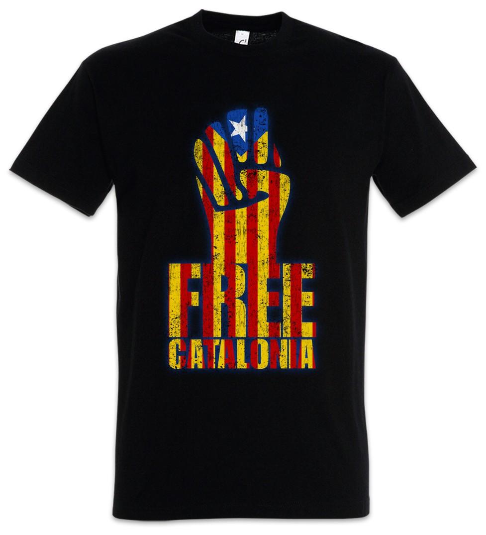 Free Catalonia Fist Mens T-Shirt Mens Womens Tees Top Fist Freedom Freedom Free Catalonia Viva S