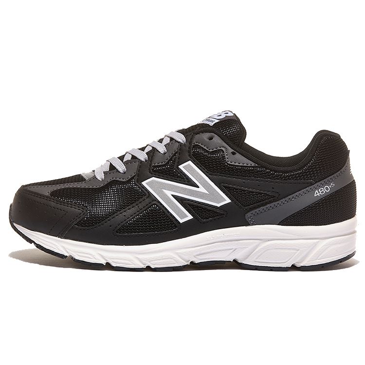 New Balance Nb 480 Breathable Fabric Shock Absorbing Durable Low Top Running Shoes Women sneaker Black White W480KB5 40