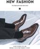 Men's Formal & Casual Autumn Leather Lace-Up Shoes with Square Toe - European & American Style, Fashionable Large Size for Office Wear