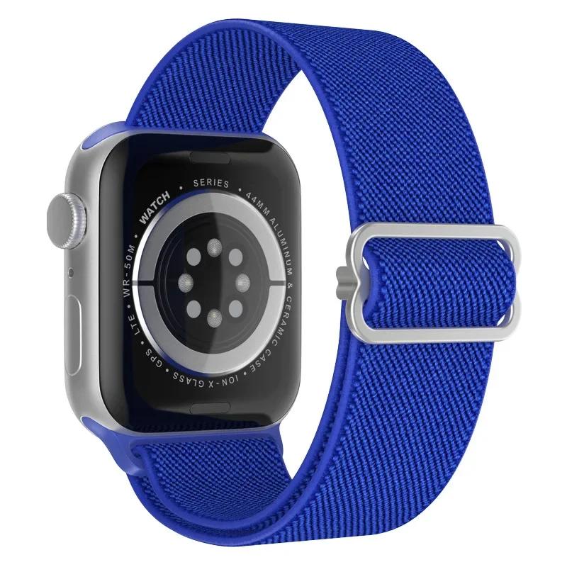 Elastyczny Nylonowy Pasek do Apple Watch ultra 2 49mm Seria 9/8/7 41mm 45mm38/42-40mm/44mm Boho Bransoletka iWatch 6 5 4 3 Se Pasek