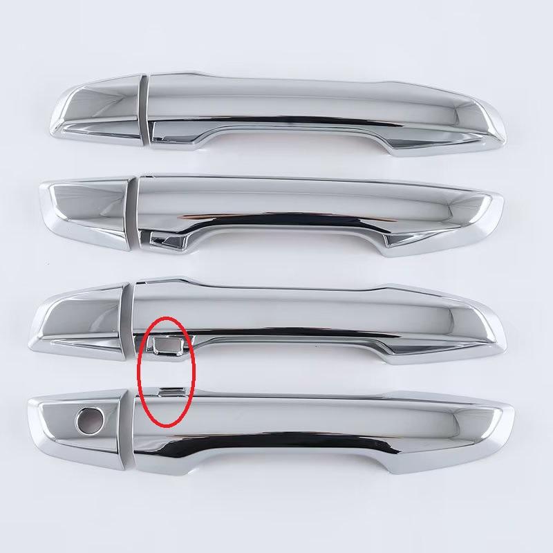 

Для Honda CR-V CRV правый привод, автомобильные аксессуары для стайлинга, хромированная АБС-пластик, карбоновая внешняя боковая дверная ручка, накладка Silver With Hole