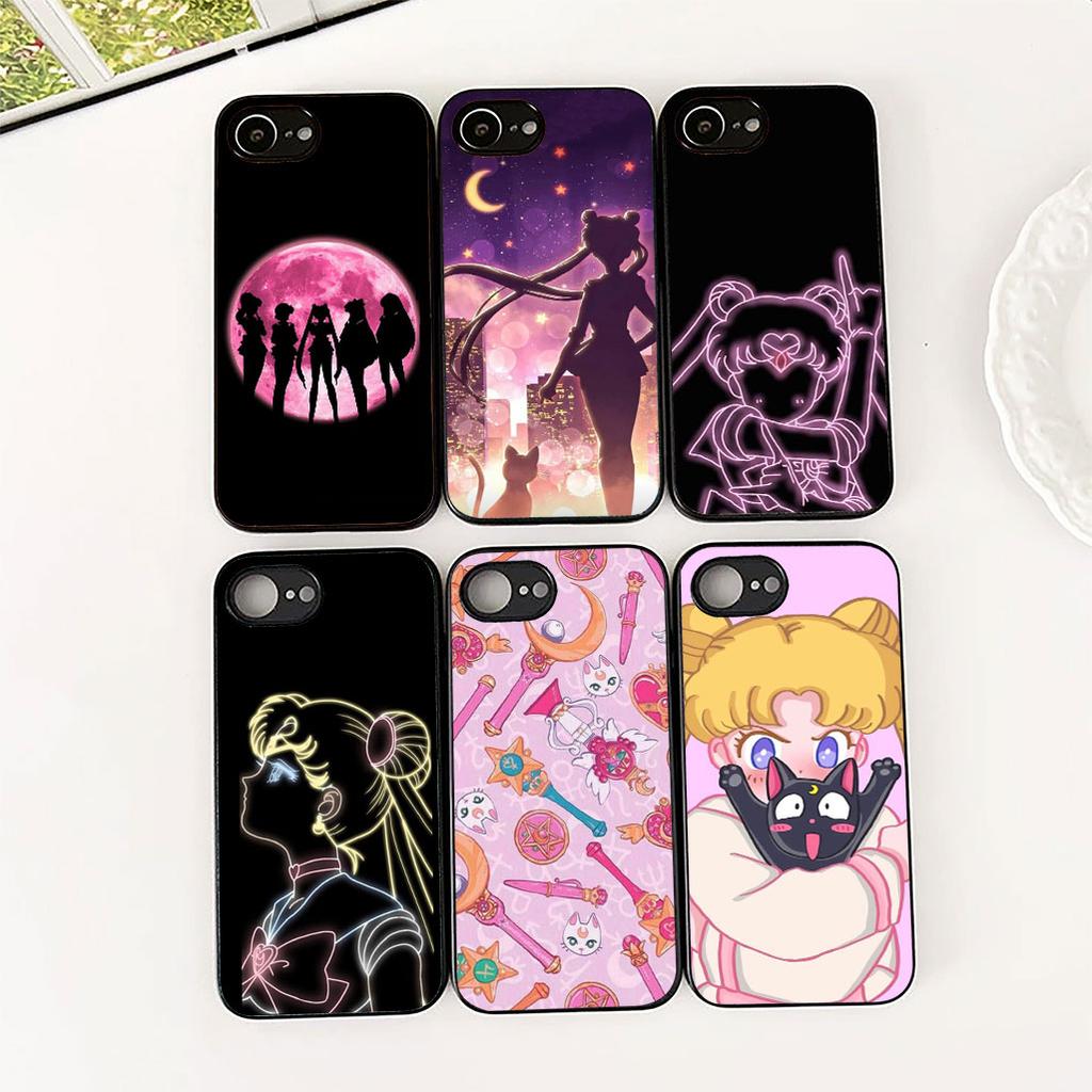 Cover for Samsung Galaxy S20 S22 S21 FE Ultra Plus A07 A17 A15 A16 A25 A57 A37 Phone Case Cartoon S-Sailors Anime Moons Girl