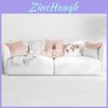 Luxurious Pillow Case Rose Gold Geometric Pineapple Glitter Cushion Cover For Stylish Home Decor