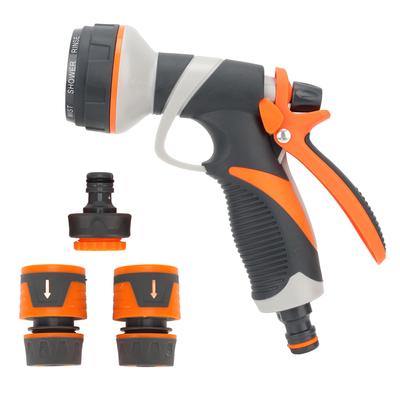 4 Stück Gartenschlauchdüse Sprüher Hochdruckwasserpistole mit G1/2-Adapter für Pflanzen Gemüse