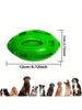 Dog Toy Ball Squeaky Rugby Teeth Cleaning Pet Teeth Grinding Toy Outdoor Interactive Dog Bite Rubber Training Ball Pet Supplies