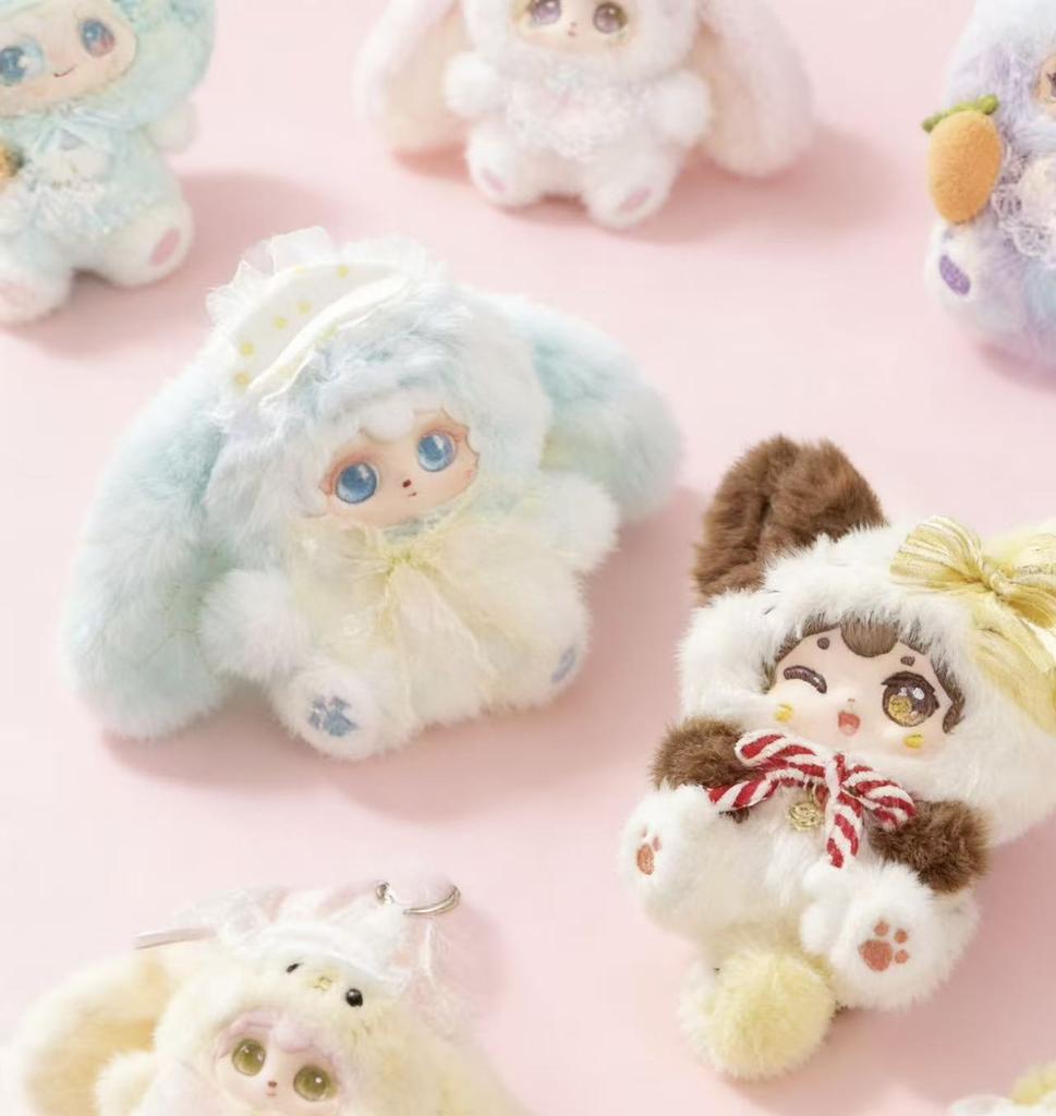 Nororo Studio X Lucky Deer Nai Genuine New Product POKA Fluffy Collection Blind Box Bag Charm Plush Toy Surprise Box Girl Present