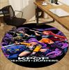 Tappeto Rotondo con Motivo KPop Demon Hunters, Tappetino da Interno/Esterno, per Picnic, Sala Giochi, Camera da Letto, Ufficio, Soggiorno, Tappeto Decorativo per la Casa, Regalo di Compleanno