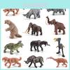 Realistic Prehistoric Animal And Primitive Human Model Toy For Home Desktop Decoration