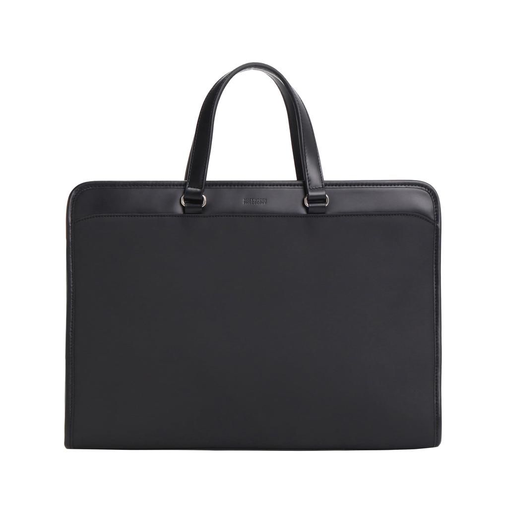 Mackintosh Philosophy Men's "Balminic" Briefcase, B4 File Compatible, 14.0-inch Capacity, Freestanding, with Shoulder Strap, No. 17656