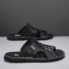 Fashion Outdoor Summer Half Shoes Comfortable Men's Sandal Leisure Beach Shoes for Men Hand-stitching Male Half Drag Quick Dry Slippers