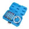 7pcs Brake Bleeder Wrench Set 7 8 9 10 11 12mm Brake Bleeding Wrench Kit with Check Valve Hose for Vehicles