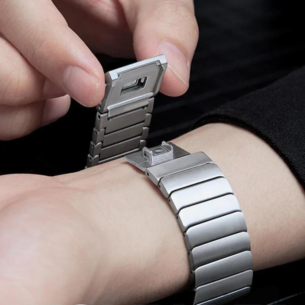 Brățară Magnetică de Lux din Titan pentru Samsung Galaxy Watch 7 Ultra 47mm Brățară cu Zale pentru SAMSUNG GALAXY ULTRA 47MM Bărbați Correa