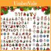 Festive Diy Christmas Ornament Charms In Alloy Material For Decoration And Gifts