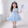 Elsa Princess Birthday Dress for Girls - Puffy Summer Gauze