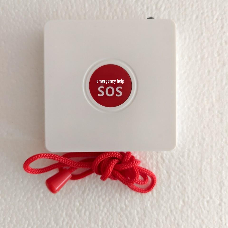 433 Drahtloser SOS Zugkordel Alarmknopf