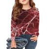 Girls Long Sleeve T Shirts Kids Fall Tops Crewneck Halloween Printed Basic Tees 3-9Y