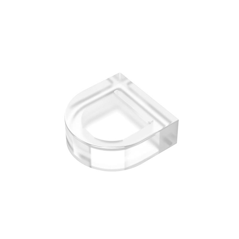 Non-Toxic Moc 10Pcs 24246 Round 1X1 Half Circle Building Blocks Kit Tire Extended Bricks Educational Particle Toy Children Birthday Gifts