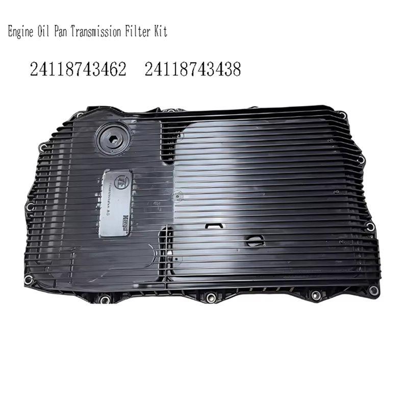 Engine Oil Pan Transmission Filter Kit 24118743462 24118743438 For BMW 2 4 5 6 Series X5 X3 X6 X7 G30 M340i 540I M340i