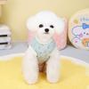 Floral Dog Clothes Summer Pet Vest Cotton Fashion Waffle T Shirt for Dogs Cats Girls Dog Costume Chihuhua Bichon Dog Pullovers