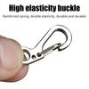 Mini Buckle Classic And Simple Mini Spring Buckle Quick Hanging Keychain Keyring Edc Equipment