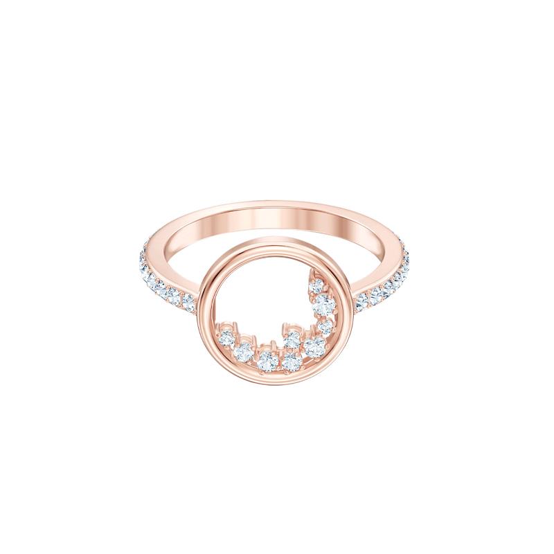 Swarovski North Huamei Guangyun Artificial Crystal Ring Women s Style 5498035 коричневый