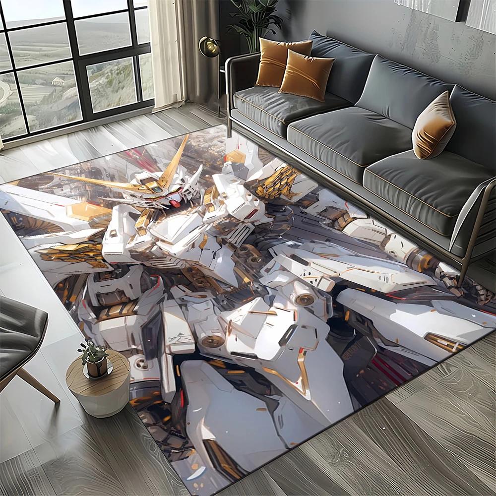 27 Style New Gundam Cartoon Robot Gift 3D Carpet Rug for Bedroom Living Room Home Sofa Decoration,kid Decor Floor Mat