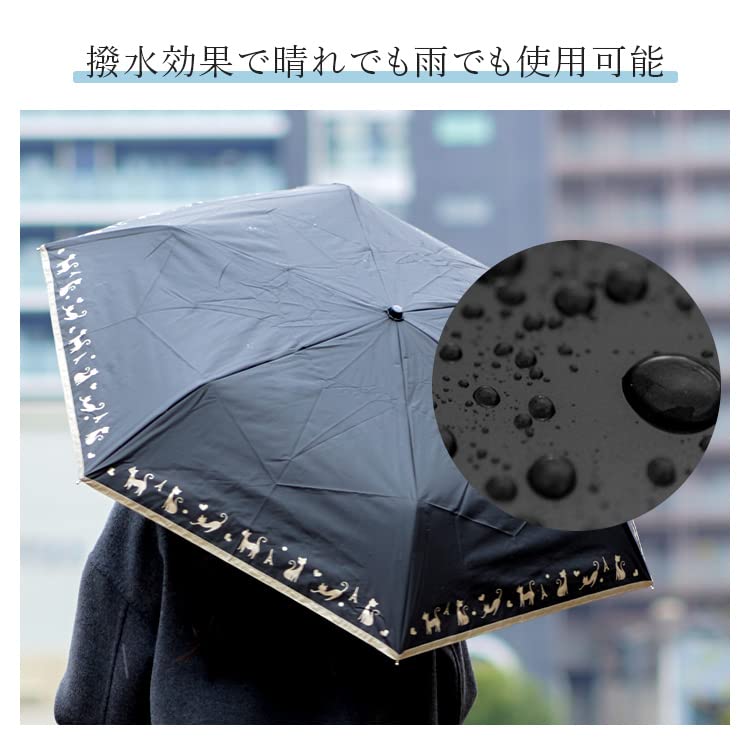 Okamoto Harajuku Store Parasol UV Protection 100 Shading Folding Complete Shading Lightweight Umbrella for Sunny and Rainy Days UV Protection Rate