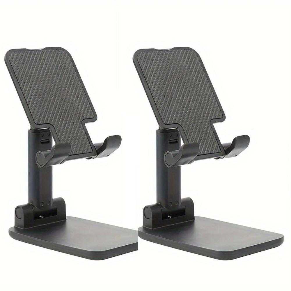 2026 Latest Double Folding Phone Holder Fully Adjustable Desktop Phone Holder with All Phones 10.16-25.4 cm Cell Phone/Tablet