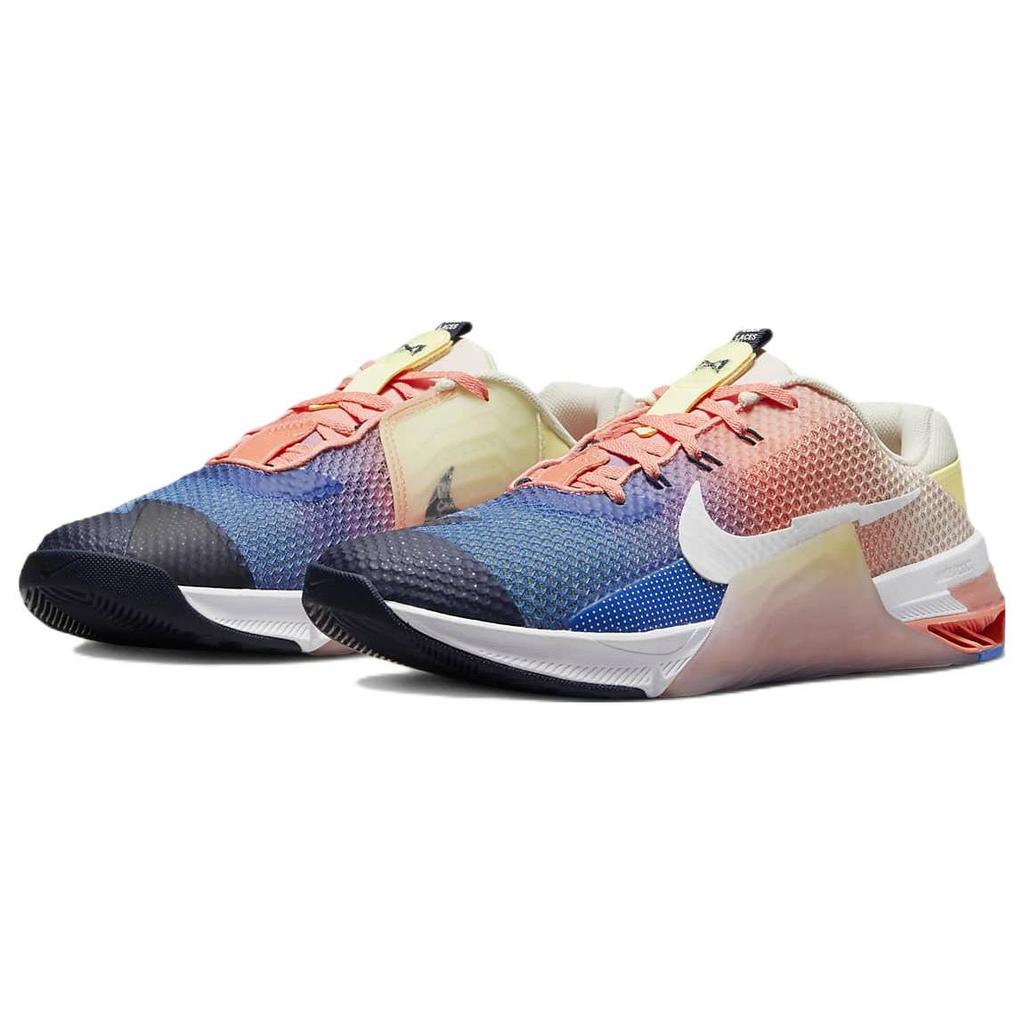 Nike Metcon 7 AMP Multi-Color Unisex Sneakers Crimson-Bliss Citron-Tint White DM0259-900